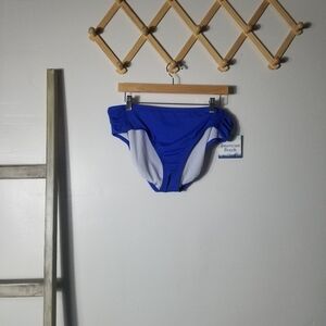 NWT AMERICAN BEACH WOMEN'S BLUE BIKINI BOTTOMS SIZE XL